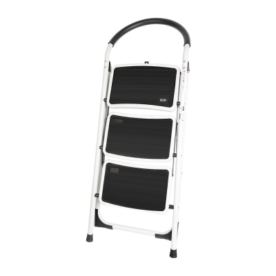 Стремянка Deli Стремянка стальная трехступенчатая Deli DL509013 макс.высота 670мм, до 150кг, ступени 360x270мм