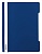 Папка-скоросшиватель Бюрократ Люкс -PSL20BLUE A4 прозрач.верх.лист пластик синий 0.14/0.18