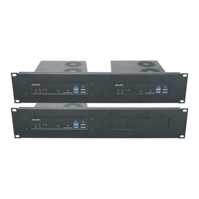 Аксессуары Shuttle 2U rack mount front plate for two 1.3-litre XPC slim machines