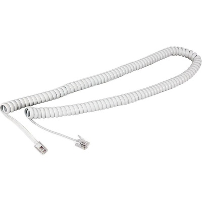 REXANT (18-2071) Шнур витой трубочный 7М телефонный белый