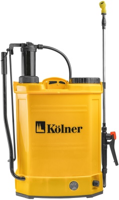 Опрыскиватель Kolner KCSG 16/12BPH-SLA аккум. наполь. 16л желтый (КН16-12БПХСЛА)
