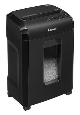 Шредер Fellowes PowerShred 10M (секр.P-5)/перекрестный/10лист./30лтр./скобы/пл.карты