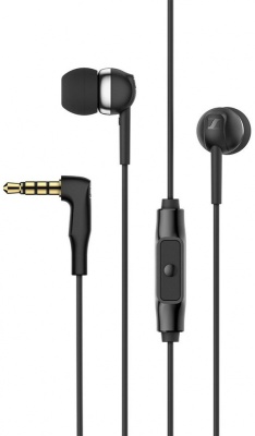 Гарнитура вкладыши Sennheiser CX 80S 1.2м черный проводные в ушной раковине (508896)