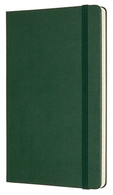 Блокнот Moleskine CLASSIC QP060K15 Large 130х210мм 240стр. линейка твердая обложка зеленый