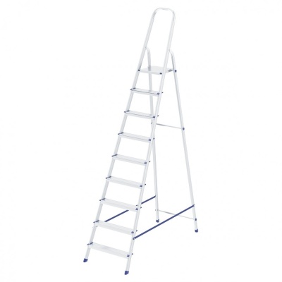 СИБРТЕХ Стремянка, 9 ступеней, алюминиевая, Россия [97719]