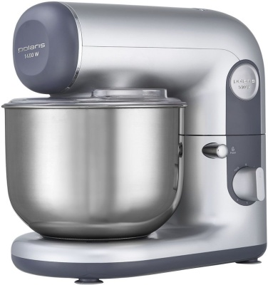 Миксер планетарный Polaris PKM 1403 серебристый