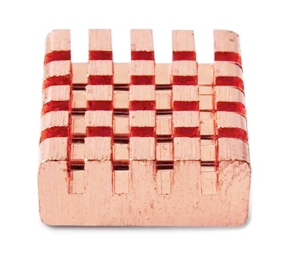 Радиатор ACD RA026   Радиатор медный  ACD Fine Copper Heat Sink (14*12*5.5mm)  for Raspberry Pi3 B, Pi3 B+, Pi4