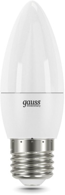 Лампа светодиодная Gauss Elementary 30222 12Вт цок.:E27 свеча 220B 4100K св.свеч.бел.нейт. (упак.:10шт)