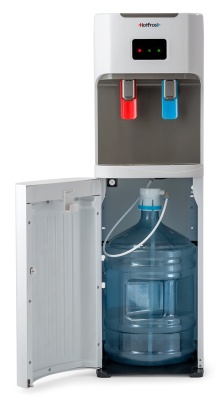 Кулер Hotfrost V115AE напольный электронный белый/серый