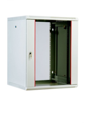 Шкаф коммутационный ЦМО ШРН-М-9.650 9U 600x650мм пер.дв.стекл 50кг серый