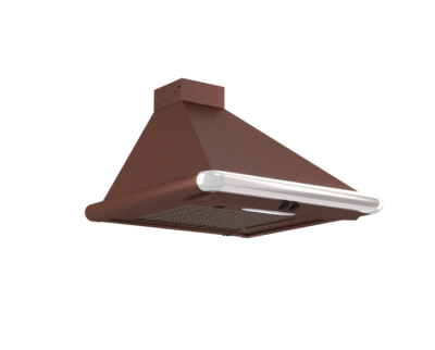 Вытяжка каминная Elikor Сатурн 50П-180-В1Л, медный антик/нержавеющая сталь, кнопочное управление