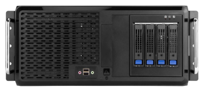 Корпус Midi Tower InWin PE689 Black 600W IP-S600BQ3-3  USB3.0*2+A(HD)+front fan 120mm*1+rear fan 120mm*1+ 2*2SATA+1*1SATA+Intrusion Switch/ holes for SL20”    RACKMOUNT (6154296)