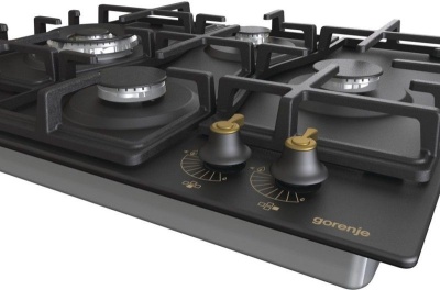 Газовая варочная поверхность Gorenje GW6D42CLB черный