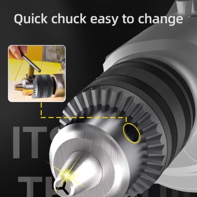 Дрель-миксер электрическая Deli DL-DZ16-E1 (1200Вт, картон)