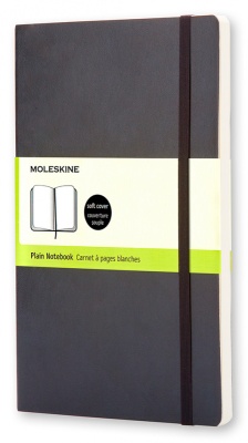 Блокнот Moleskine CLASSIC SOFT QP613 Pocket 90x140мм 192стр. нелинованный мягкая обложка черный