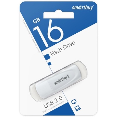 FD 2.0 SmartBuy 016GB Scout White (SB016GB2SCW)