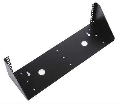 Кронштейн телекоммуникационный ЦМО КНО-В-2U-9005 настен. 2U 19" 96мм нагр.:30кг черный (упак.:1шт)