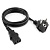 EKF TRC-PCA-C13-SH-0.75-2M Кабель питания TERACOM для ИБП, ПК и мониторов разъём C13 - Евровилка сечение 3x0.75мм2 250В длина 2,0 метра
