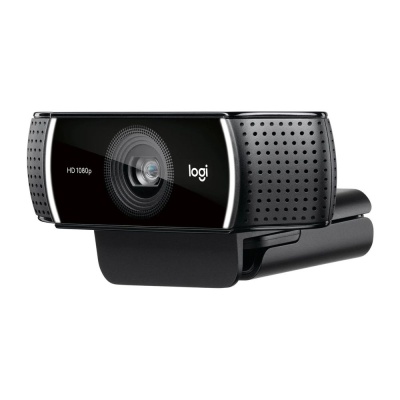 Веб-камера Logitech C922 Pro Stream (Full HD 1080p/30fps, 720p/60fps, автофокус, угол обзора 78°, стереомикрофон, лицензия XSplit на 3мес, кабель 1.5м, штатив) (арт. 960-001089, M/N: V-U0028)