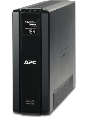 Источник бесперебойного питания APC Back-UPS Pro Power Saving, 1500VA/865W, 230V, AVR, 6xSchuko (3 Surge & 3 batt.), Data/DSL protrct, USB, PCh, user repl. batt., (BR1500G-RS analogue), 1 year warranty