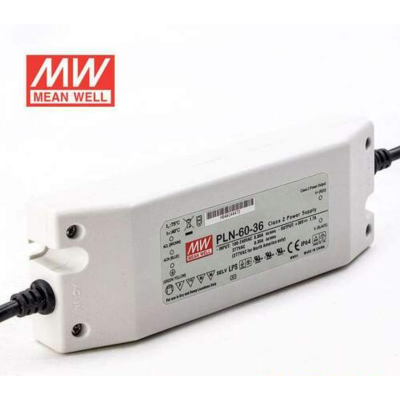 PLN-60-36 Блок питания для светодиодного освещения 36В, 1,72А, 62Вт Mean Well