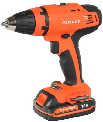 Дрель-шуруповерт Patriot BR 180Li аккум. патрон:быстрозажимной (кейс в комплекте)