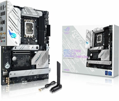 Материнская плата ASUS ROG STRIX B760-A GAMING WIFI,  LGA1700, B760, 4*DDR5, HDMI+DP, 4xSATA3 + RAID, M2, Audio, Gb LAN, USB 3.2, USB 2.0, ATX; 90MB1EP0-M0EAY0 (ROG STRIX B760-A GAMING WIFI)
