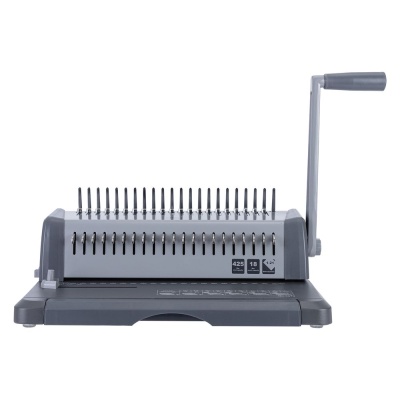 Переплетчик Deli Core E3873 A4/перф.12л.сшив/макс.425л./пластик.пруж. (10-16мм)