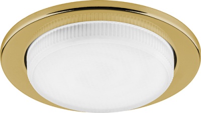 Светильник ДВО-15w GX53 без лампы золото