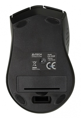 Мышь A4Tech V-Track G9-500F черный оптическая (1000dpi) беспроводная USB1.1 (4but)