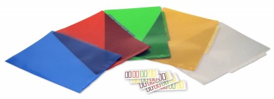 Папка-уголок Бюрократ -E356YEL 3 уровн. A4 пластик 0.15мм желтый