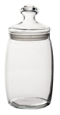 Банка Cesni для сыпучих продуктов 1.1л. стекло прозрачный наб.:2пред. (97425)