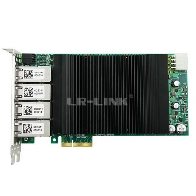 LRES2008PT PCI Express x4 8 port RJ45 Copper 10/100/1000Mbps Network Card based on Intel I350 Chipset. (302359)