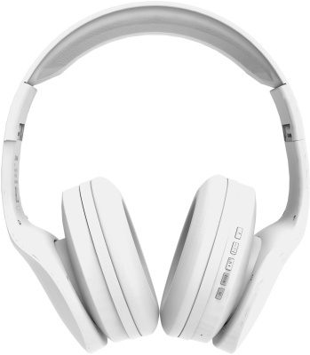 Гарнитура накладные Digma BT-17 белый/белый беспроводные bluetooth оголовье (BT17W)