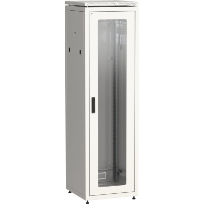 ITK LN35-42U68-G Шкаф сетевой 19" LINEA N 42U 600х800 мм стеклянная передняя дверь серый