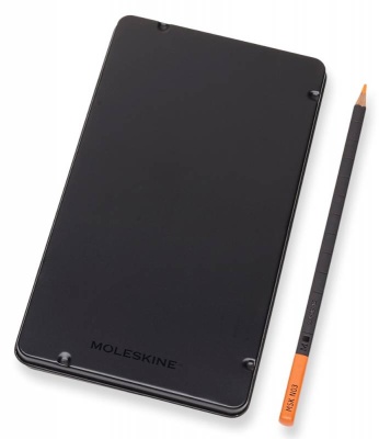 Карандаши цветные акварельные Moleskine WATERCOLOUR EW7P12COLA 12цв. мет.кор.