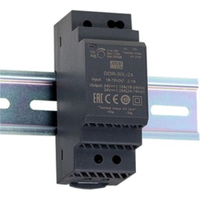 DDR-30G-5, DC/DC преобразователь, 30Вт, вход 9-36В,выход 5В/6А Mean Well