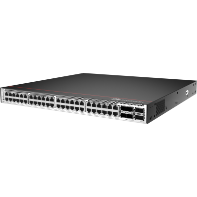 S5732-H48UM2CC 2.5&10G bundle (36x100M/1/2.5G ports, 12x100M/1/2.5/5/10G Ethernet ports, optional RTU upgrade to 5/10G, 4x25GE SFP28 ports, 2x100GE QSFP28 ports, 1xexpansion slot, PoE++, with 1xAC power module)