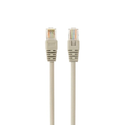 Патч-корд UTP Gembird/Cablexpert PP12-0.25M кат.5e, 0.25м, литой, многожильный, серый (PP12-0.25M)