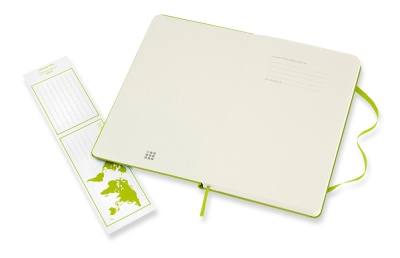 Блокнот Moleskine CLASSIC QP060C2 Large 130х210мм PP 240стр. линейка твердая обложка лайм