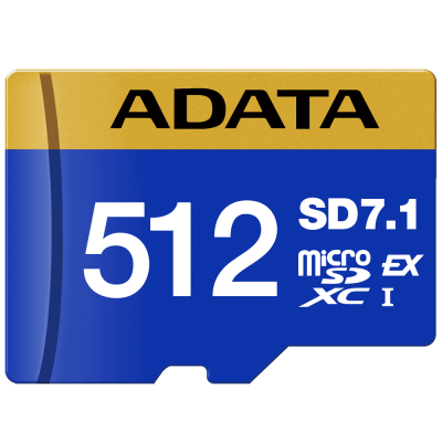 Флеш карта microSD 512Gb ADATA Premier Extreme microSDXC SD7.1 Express card Class 10 UHS-I U3 V30S 800/700 MB/s