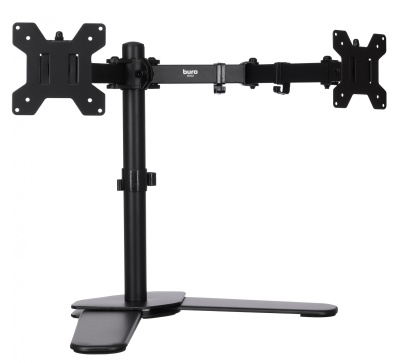 Кронштейн для мониторов ЖК Buro M042 черный 17"-27" макс.8кг настольный поворот и наклон