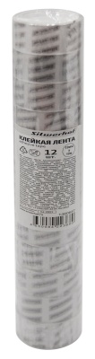 Клейкая лента канцелярская Silwerhof 481070 прозрачная шир.19мм дл.10м 35мкр полипропилен спайка