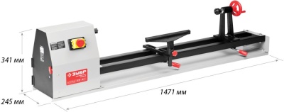 Станок токарный Зубр ЗСТД-350-1000 350W