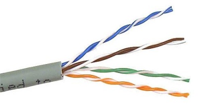 Кабель информационный Lanmaster TWT-5EUTP-XS кат.5е U/UTP не экранированный 4X2X25AWG PVC внутренний 305м серый
