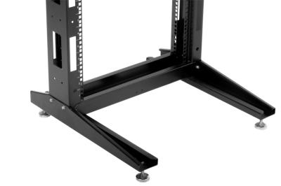 Стойка телекоммуникационная универсальная 33U однорамная, цвет черный (СТК-33-9005)