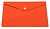 Конверт на кнопке Бюрократ -PK803ANOR A4 непрозрачный пластик 0.18мм оранжевый