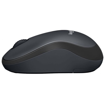 Мышь Logitech B220 черный оптическая (1000dpi) беспроводная USB