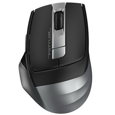 Мышь A4Tech Fstyler FG35 серый/черный оптическая (2000dpi) беспроводная USB (6but)