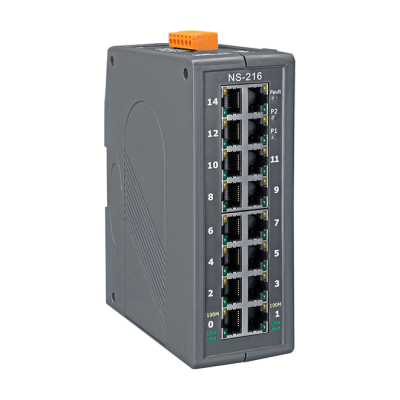 Неуправляемый коммутатор 16 x 10/100BaseTX, пластиковый корпус